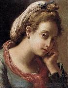 Gaetano Gandolfi Portrait of a Young Woman oil painting